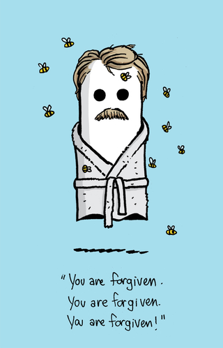 Illustration for article titled Here are some Wes Anderson characters as awesome ghosts